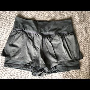 Lulylemon shorts size 10 grey